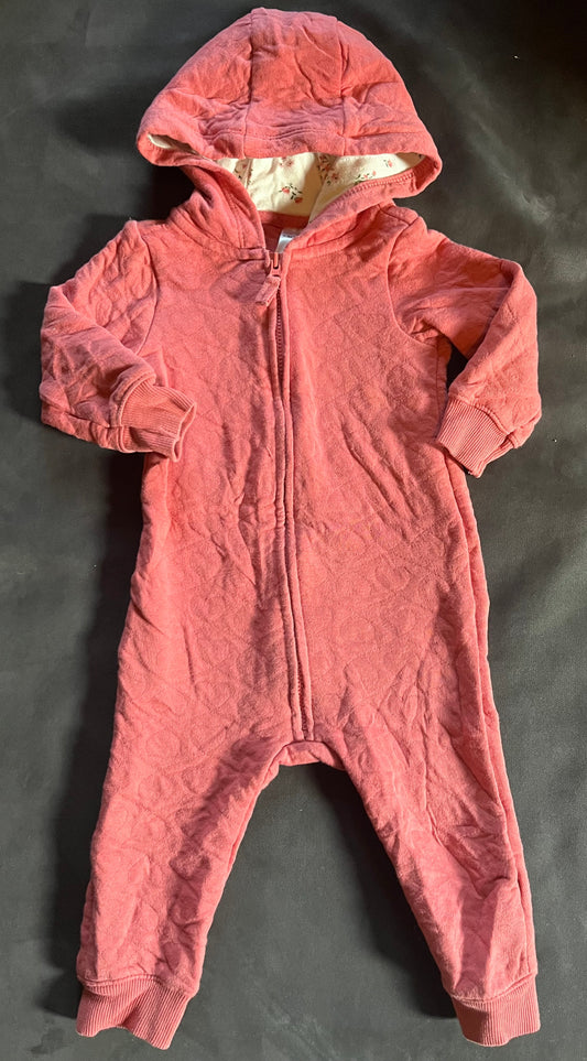 Seller #13 Carter’s girls 9 months girls hooded pink outfit