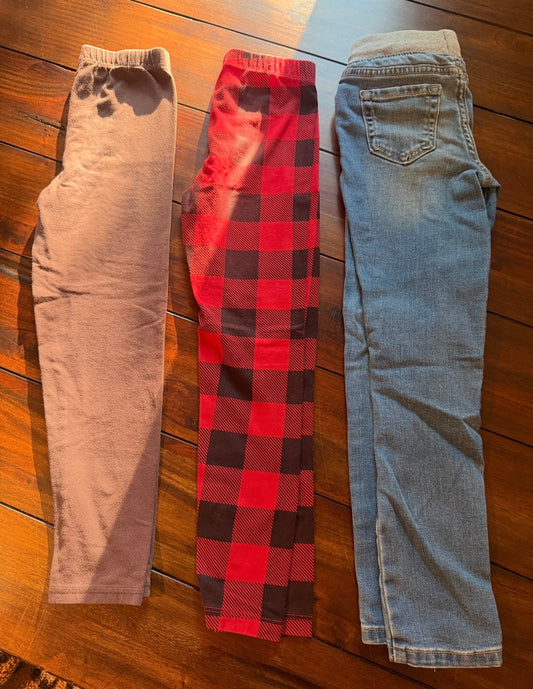 #51 Bundle of 6/6x Girls Pants