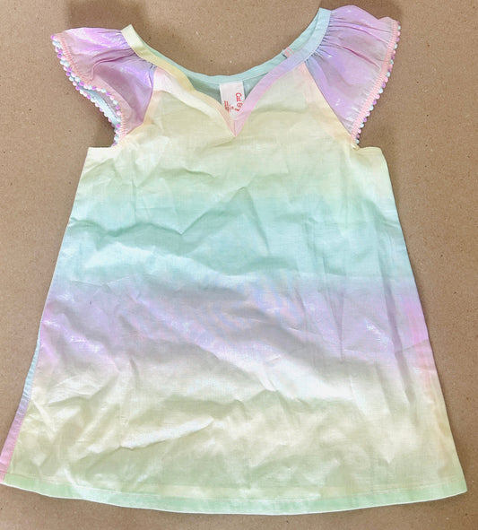 #15 REDUCED C&J 4t Pastel Rainbow Iridescent Swim Cover