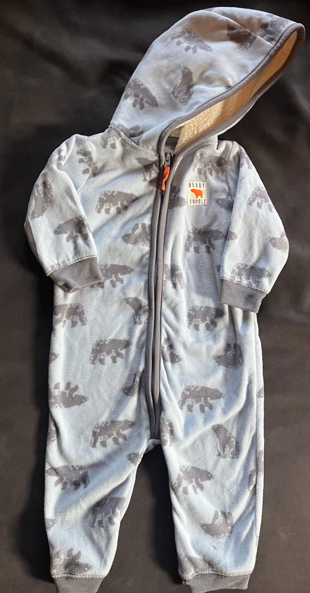 Seller #13 Carter’s boys 9 months fleece hooded outfit - so soft!