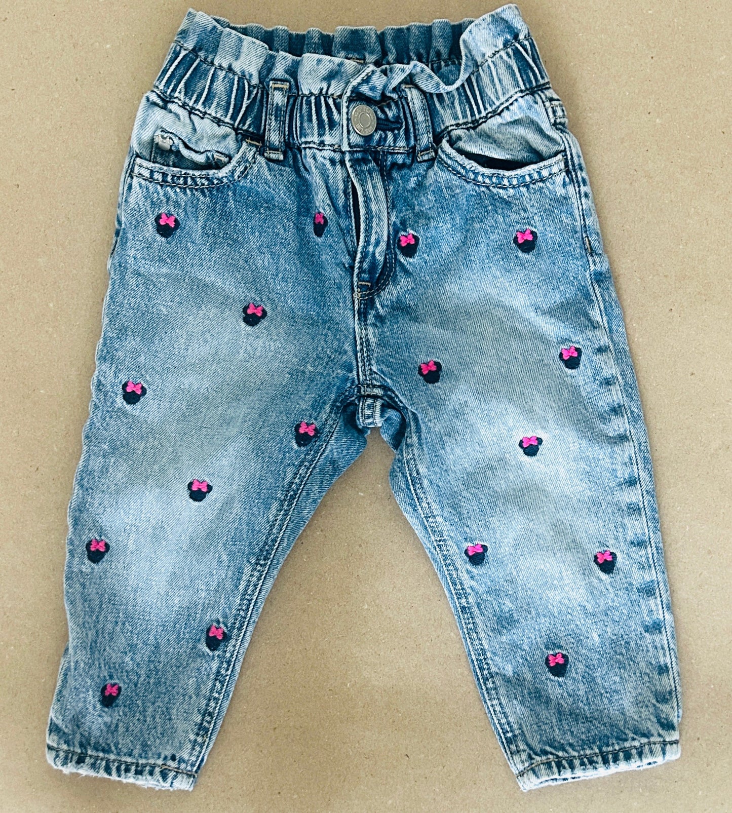 #15 Gap 2t Minnie Embroidered Jeans
