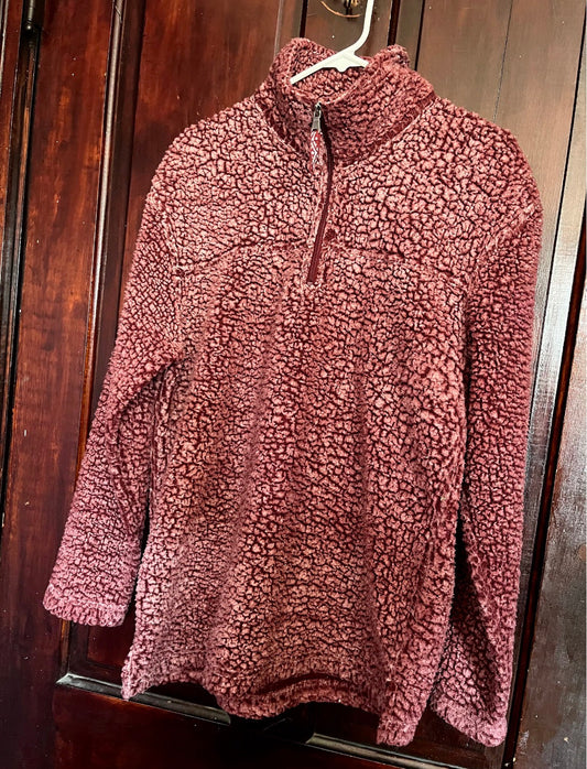 Seller #13 Women’s Large maroon pullover sweatshirt jacket