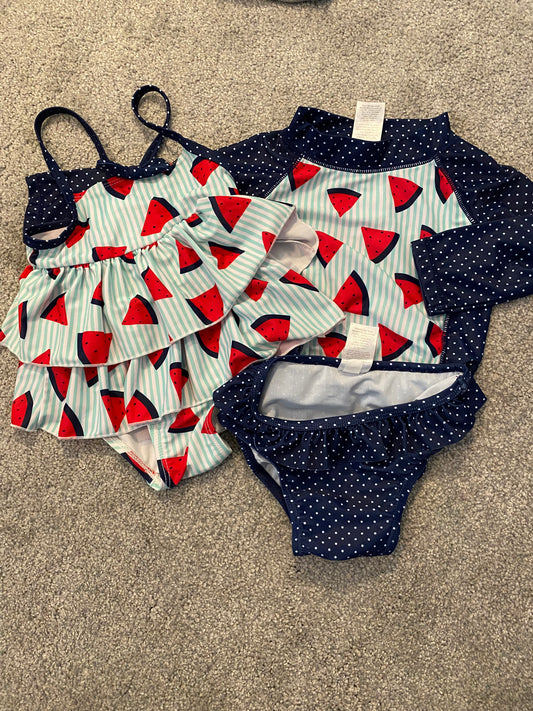 Target 6-9 Month watermelon Swimsuit bundle