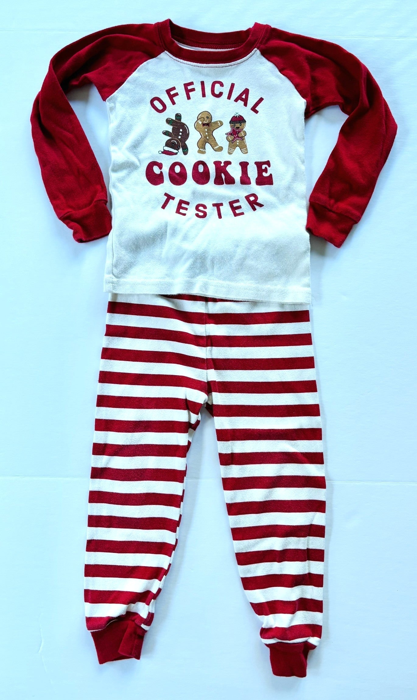 #101 *REDUCED* PJ Place Cookie Tester Pajamas Gender Neutral Size 2T