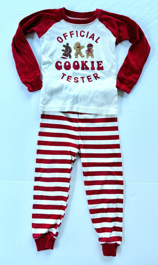 #101 *REDUCED* PJ Place Cookie Tester Pajamas Gender Neutral Size 2T