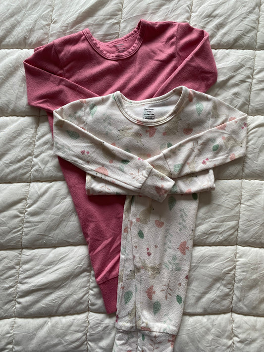 Seller 59 girls set of 2 soft pajamas 3T