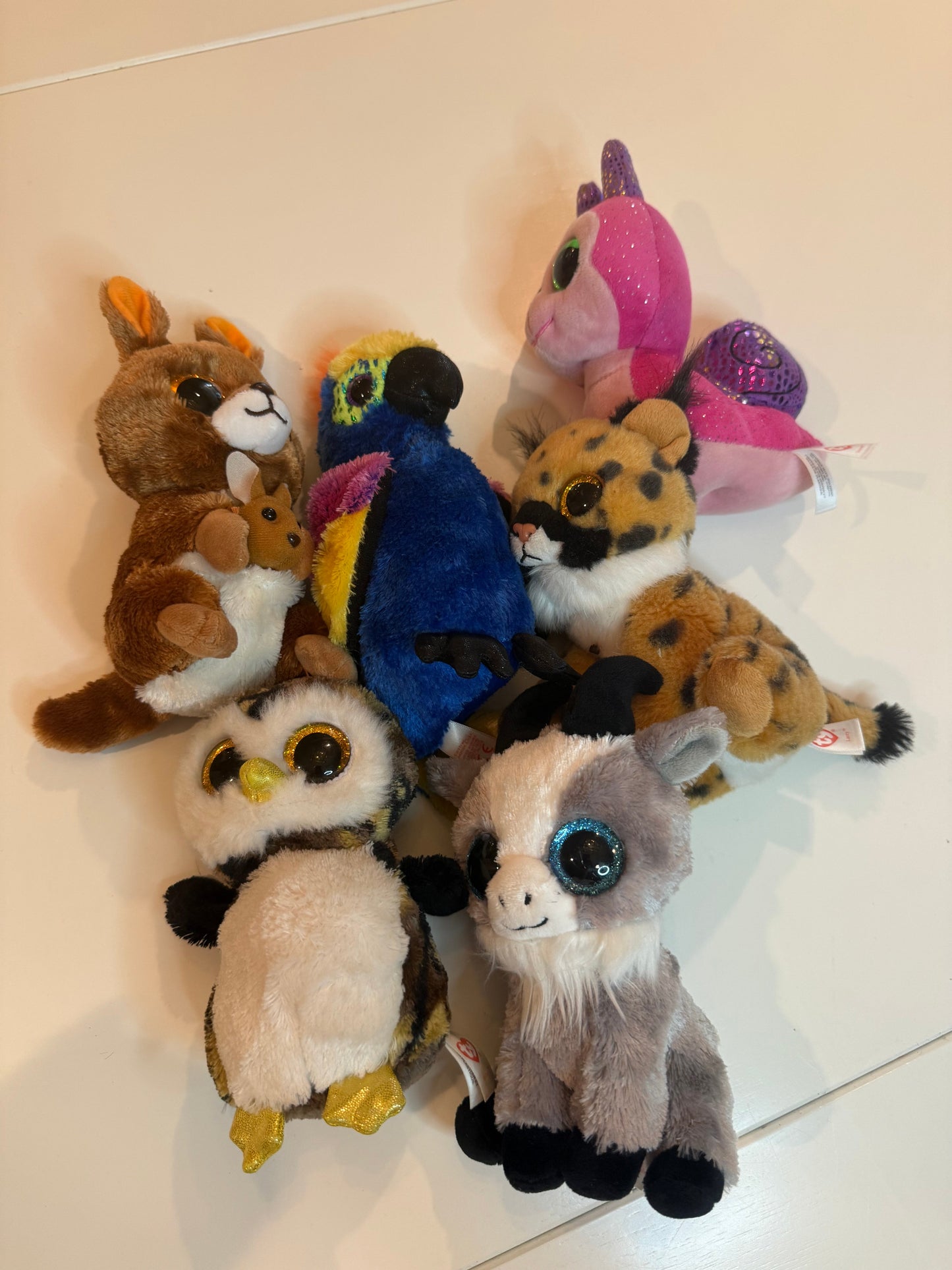 136 EUC assortment TY stuffies