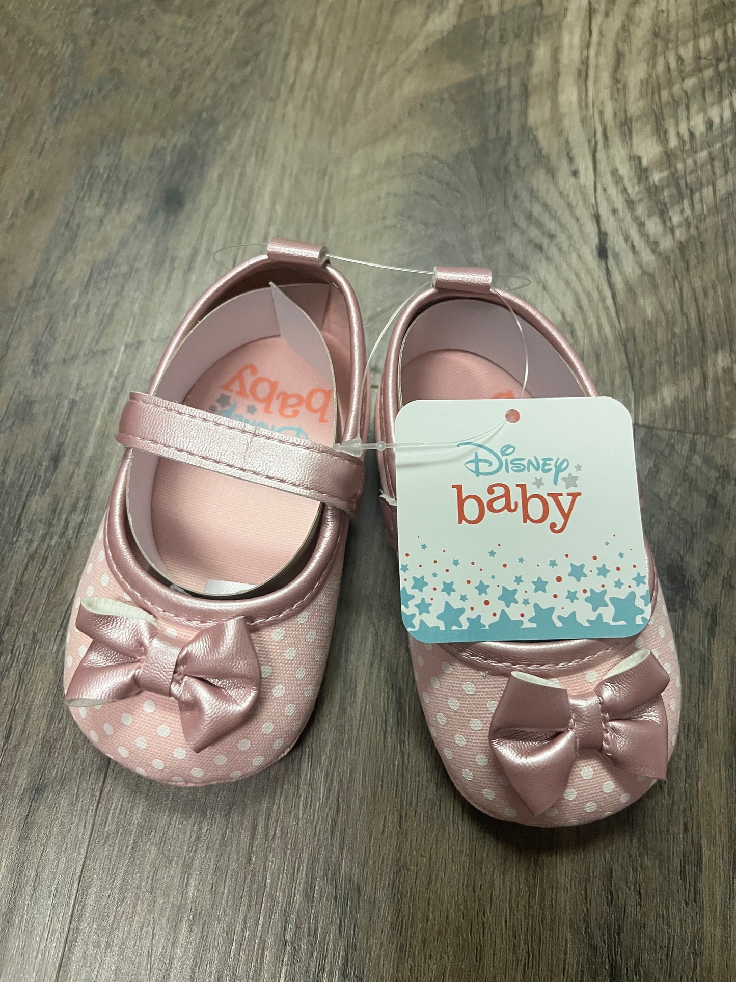 #13 New Baby girl 6-9 months Disney shoes