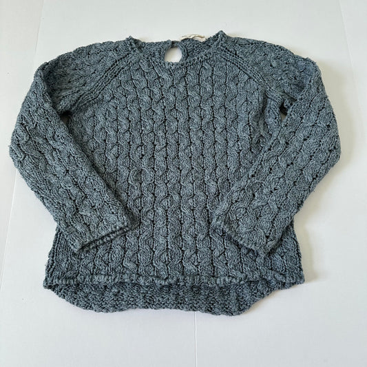 #86B Zara Blue Sweater girls 3-4