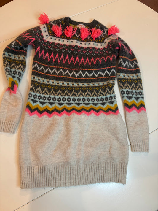 136 EUC cat and jack girls size m sweater dress