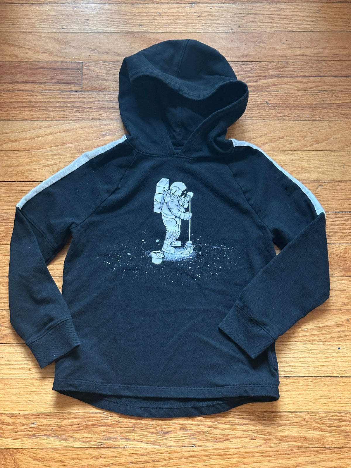 #163 Cat & Jack Astronaut Hooded Shirt - size S (6/7) VGUC
