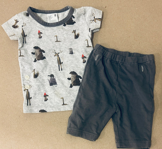 #15 Uniqlo 12-18m Jon Klassen “I Want My Hat Back” Pajamas