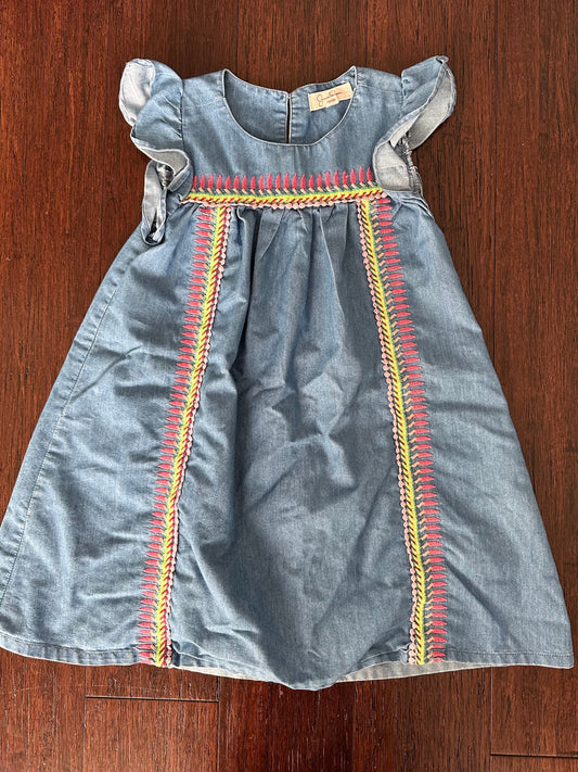 Seller 42, Jessica Simpson Dress, Blue EUC, Girls 5