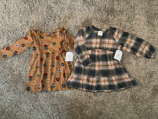 Little Co Long Sleeve Dresses- 18 Months- NWT