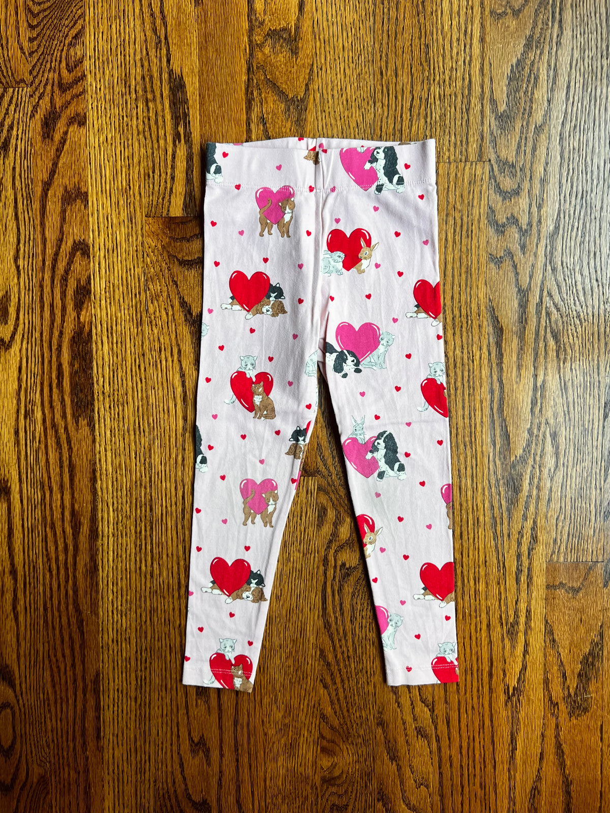 Seller #115 - Boden Girls 3-4Y Puppies/Kittens with Hearts Leggings, VGUC