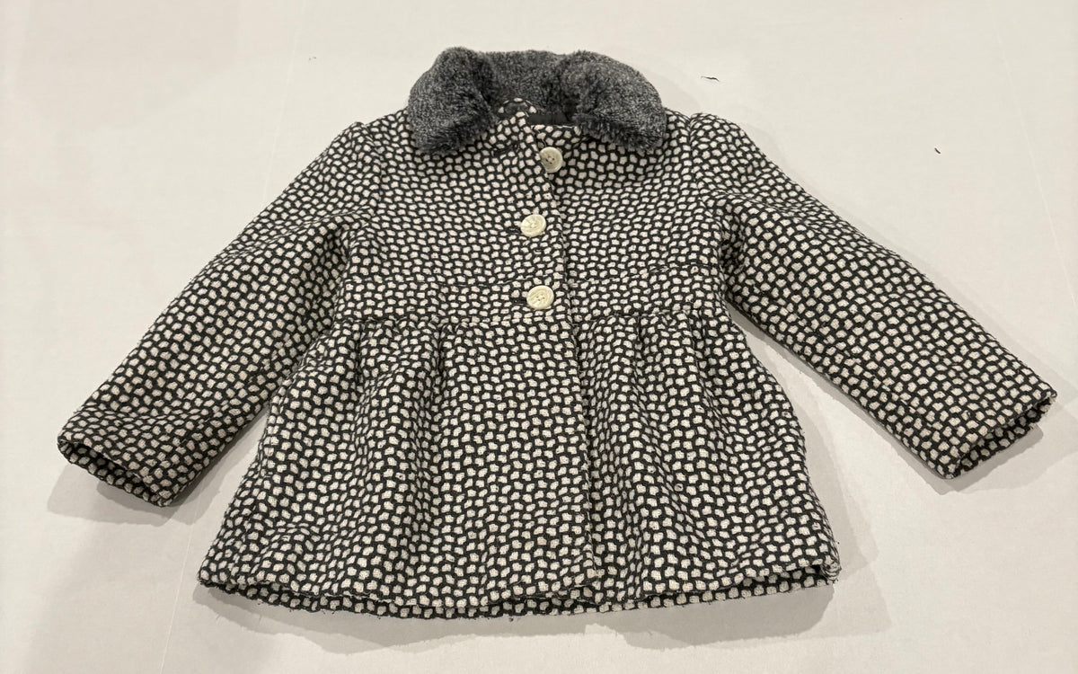 #25 Girls 3T Cat and Jack lined coat with buttons