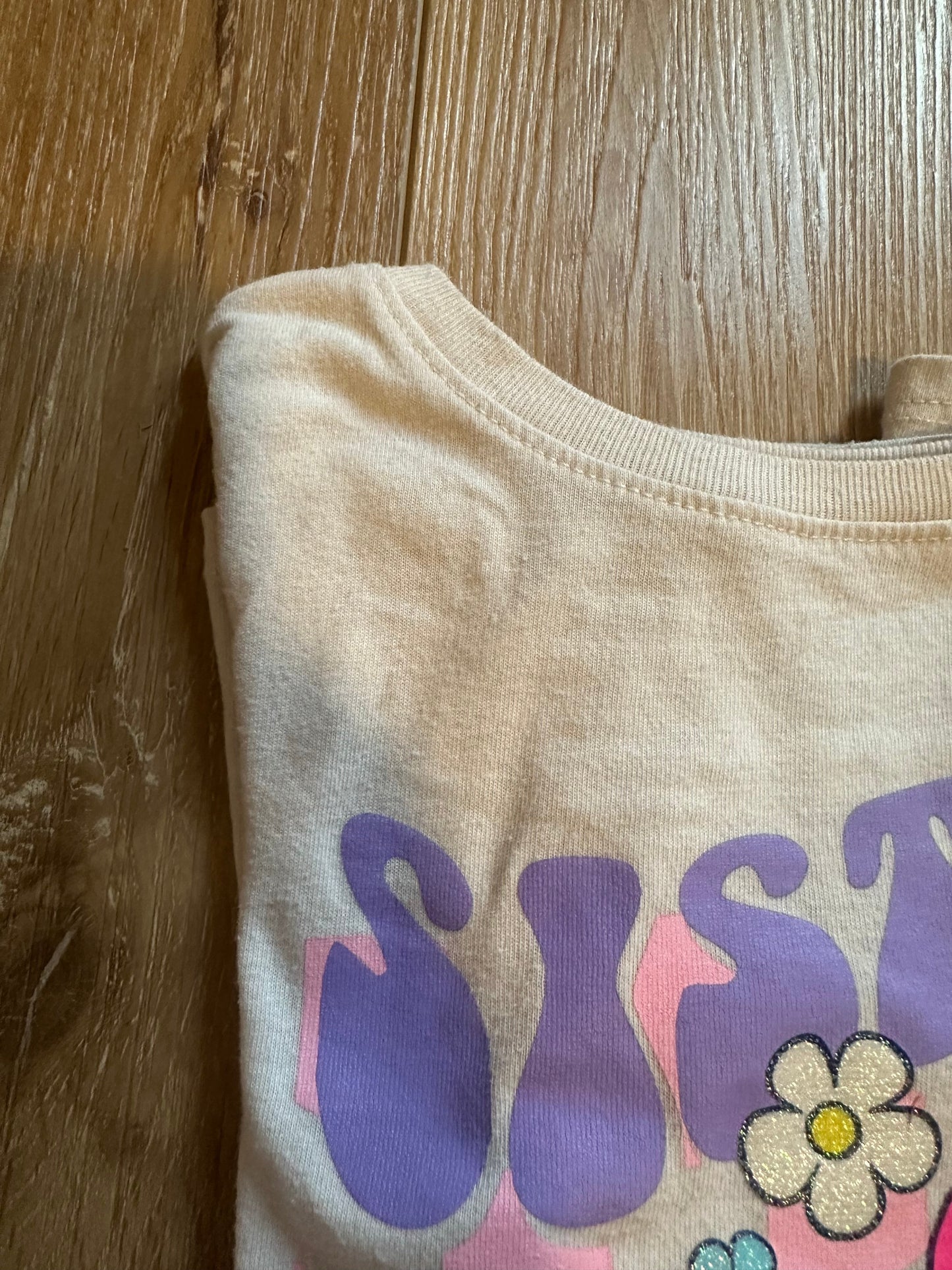 #161 Girls size 5 character long sleeve tops (Reduced!)