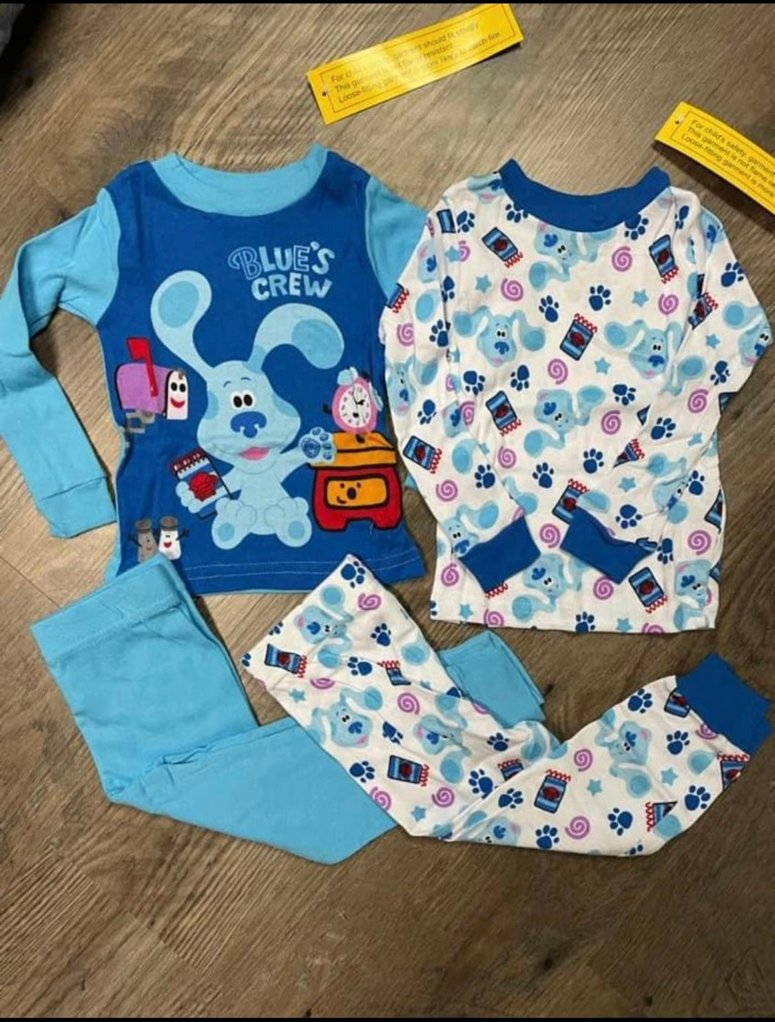 #13 New boy or girl 4T toddlers blues clue two piece pjs.