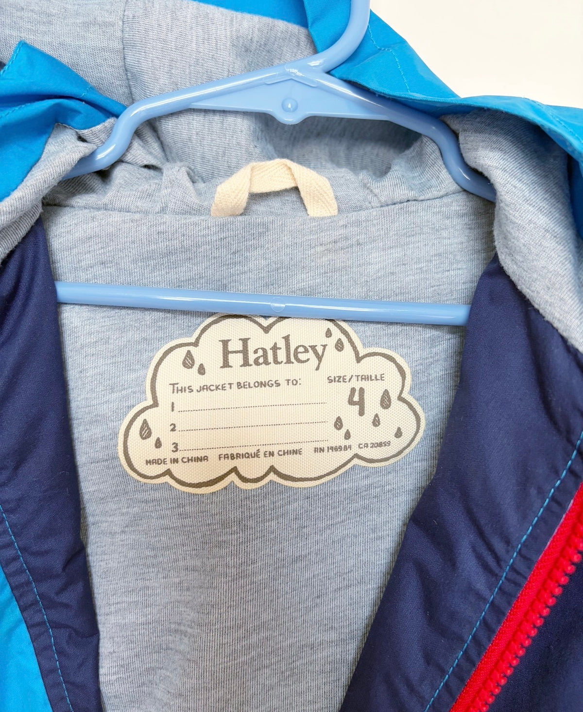 #78 Hatley Raincoat Blue Patterned Boys 4