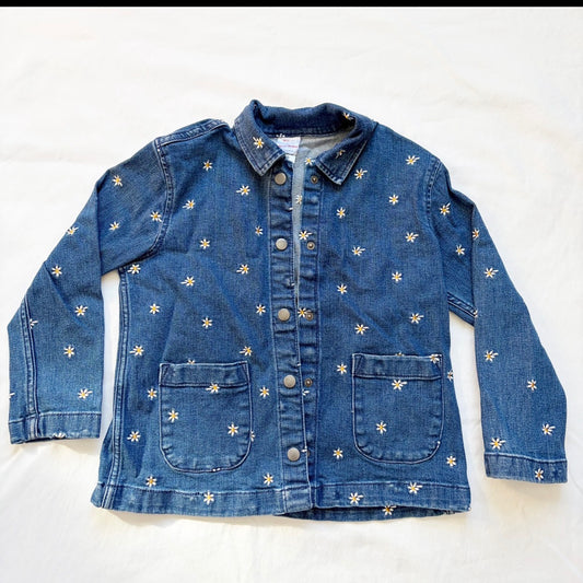 #78 Hanna Jean Jacket with Flowers Girls 8