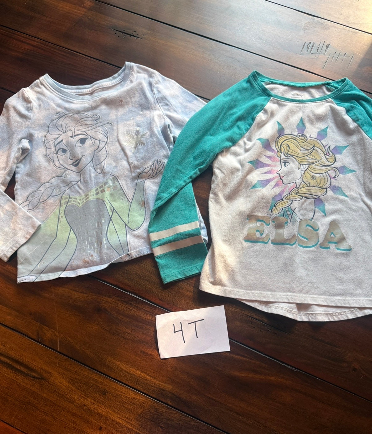 #51 Frozen 4T-5T Elsa Long Sleeve Shirts