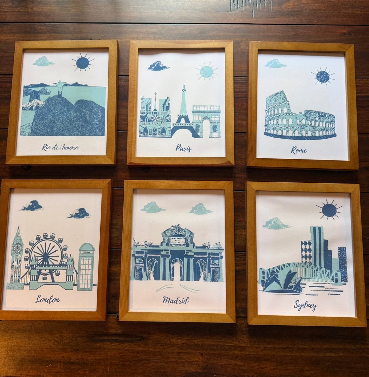 #51 World Travel Bedroom/Nursery Art from Paris
