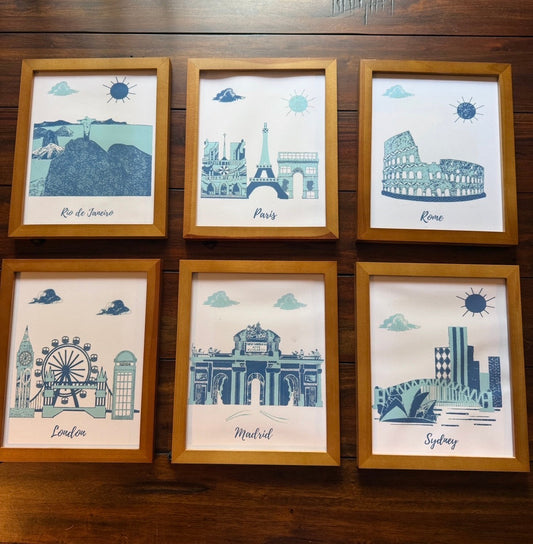 #51 REDUCED World Travel Bedroom/Nursery Art from Paris