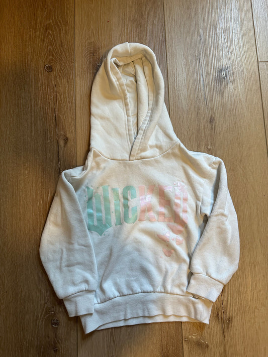 #161 Girls Size XS (4/5) White Wicked Sweatshirt (Reduced!)