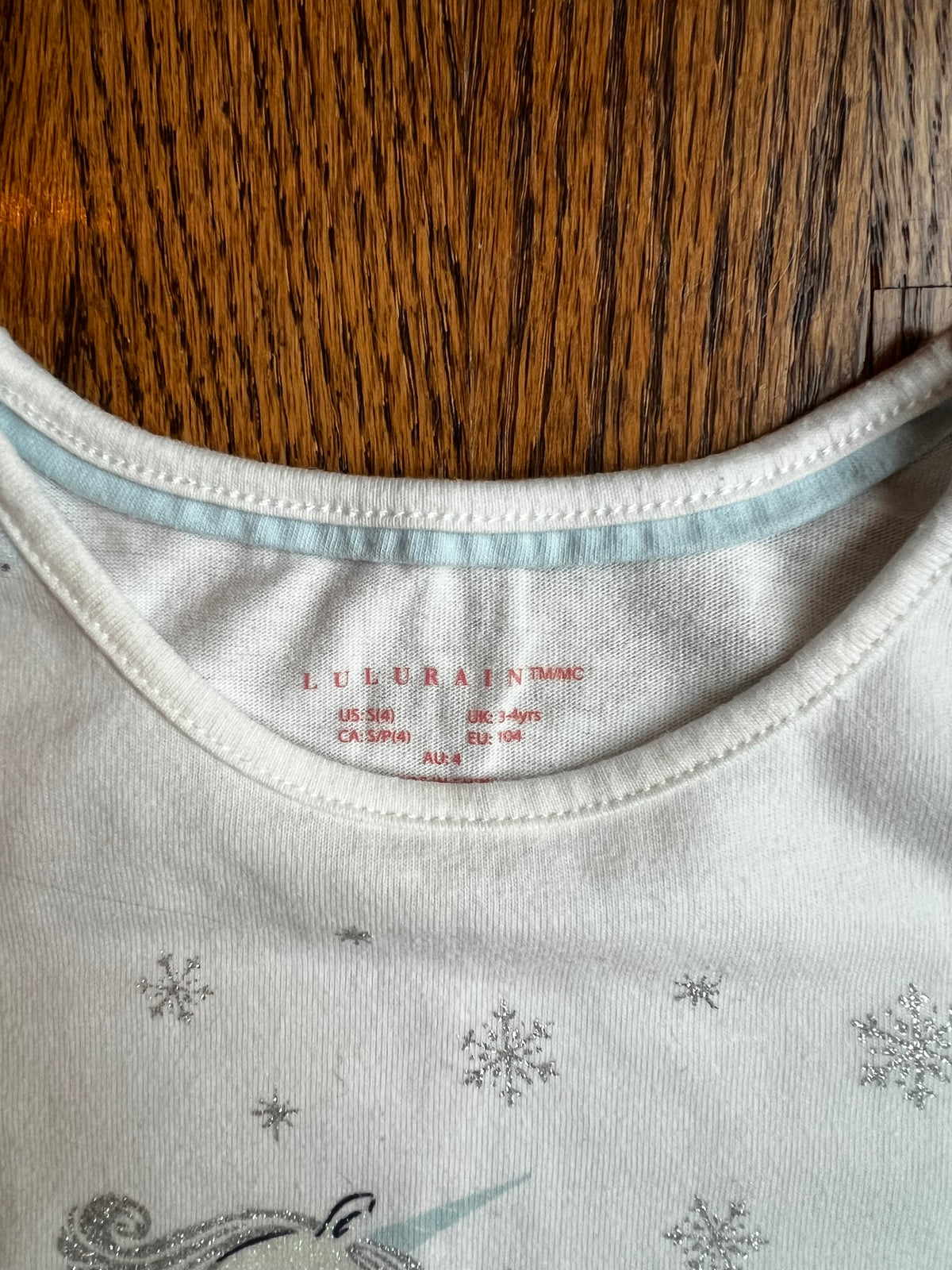Seller #115 - TJ Maxx Brand Girls 4 Blue & White Winter Ballerina Outfit, GUC