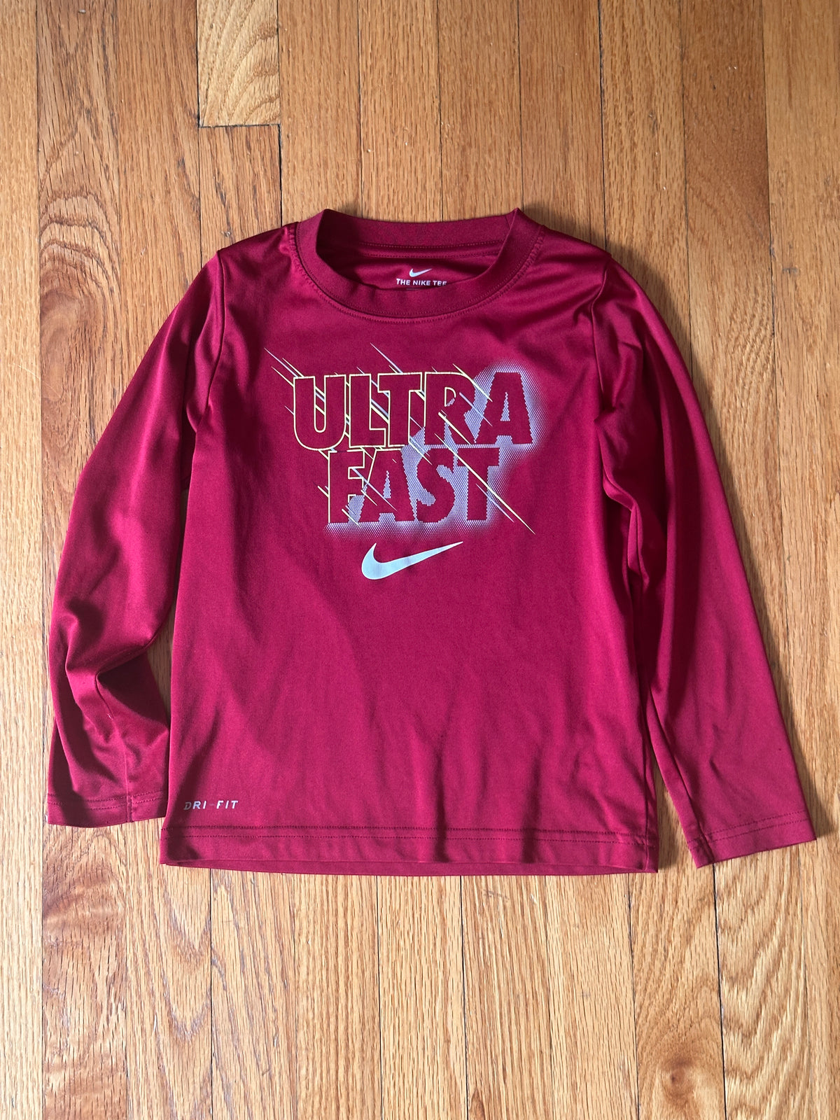 #163 Nike Ultra Fast Drifit Shirt - size 6/7