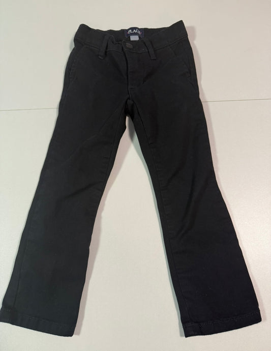 #155 Children’s Place black uniform pants, girls 4 slim