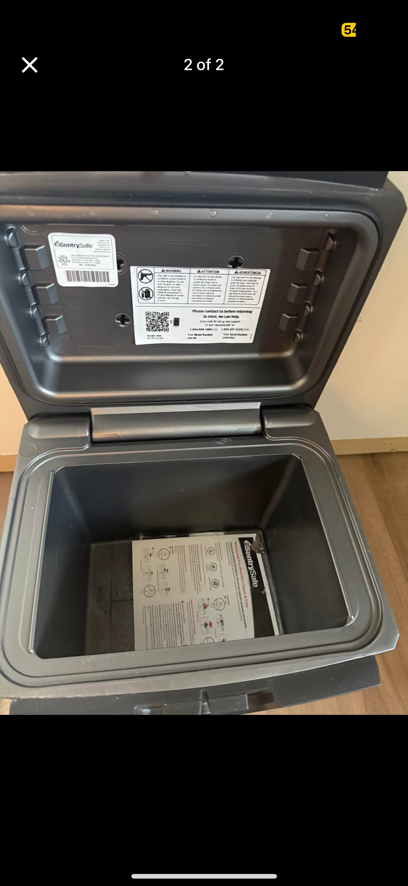 Seller #30 - Sentry Safe