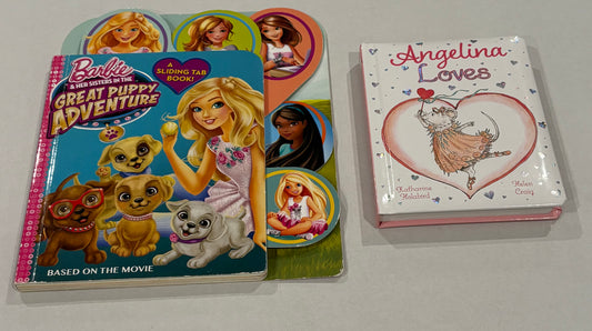 #25 Barbie and Angelina Loves board books