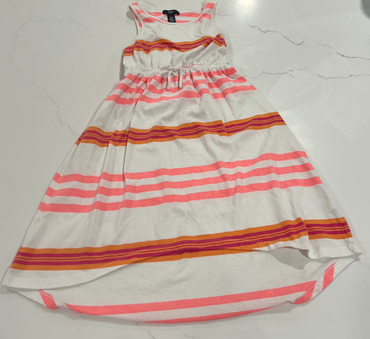 Gap Kids White Striped Dress - Girls M