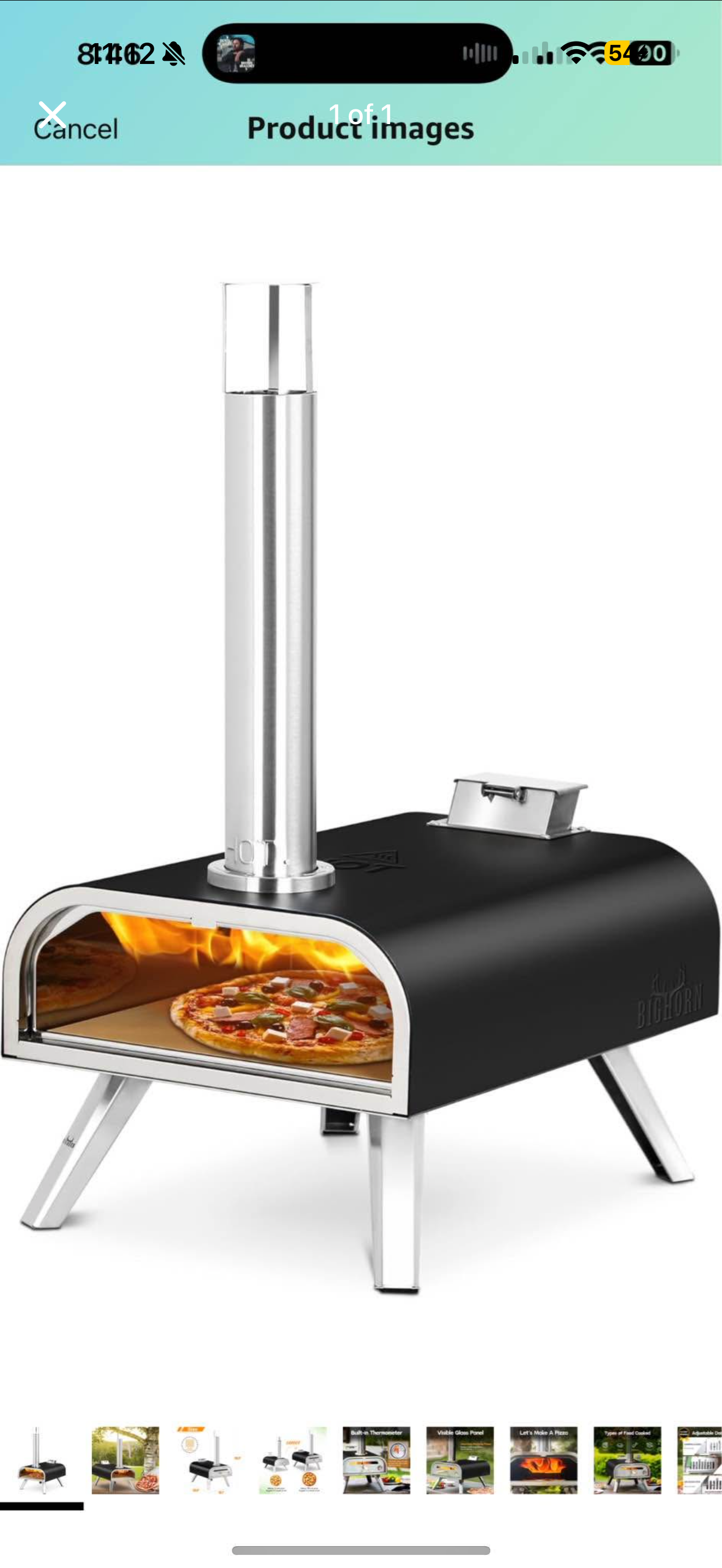 Seller #30 - Pellet Burning Pizza Oven -  Big Horn Outdoors 16 inch Wood Pellet Burning Pizza Oven/Stove NEW IN BOX