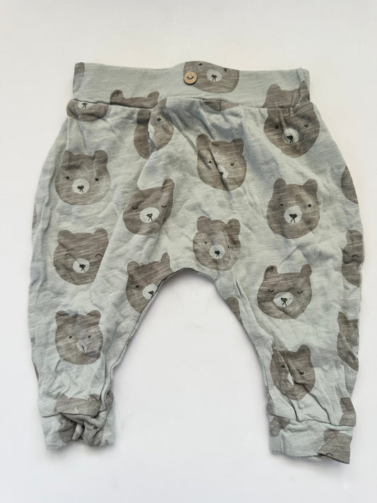 #86 Rylee + Cru Boys pants bear 0-3 REDUCED