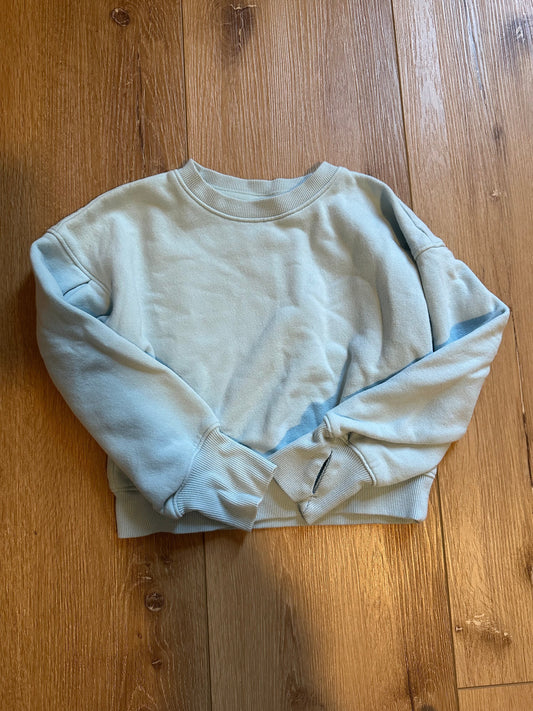 #161 Girls size XS (4/5) All in Motion light blue sweatshirt (Reduced!)