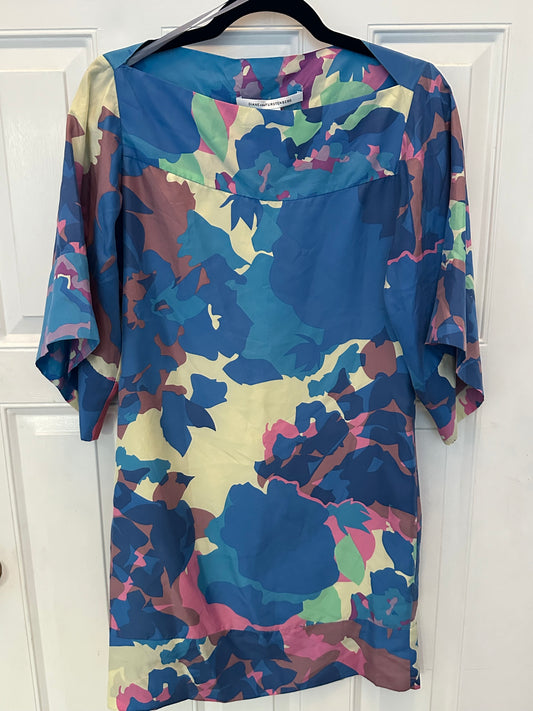 DVF Diane Von Furstenberg Silk Dress Sz 2 Retail $498