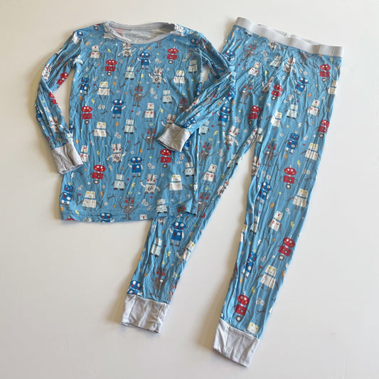 #118 | Size 9/10 | Little Sleepies Boys Robot Pajamas