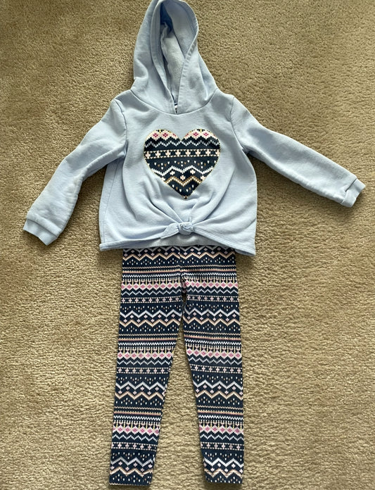 Seller 10- girls Carters 5T outfit