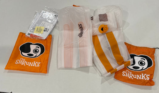 #25 The Shrunks set of 2 inflatable bed rails with carrying cases