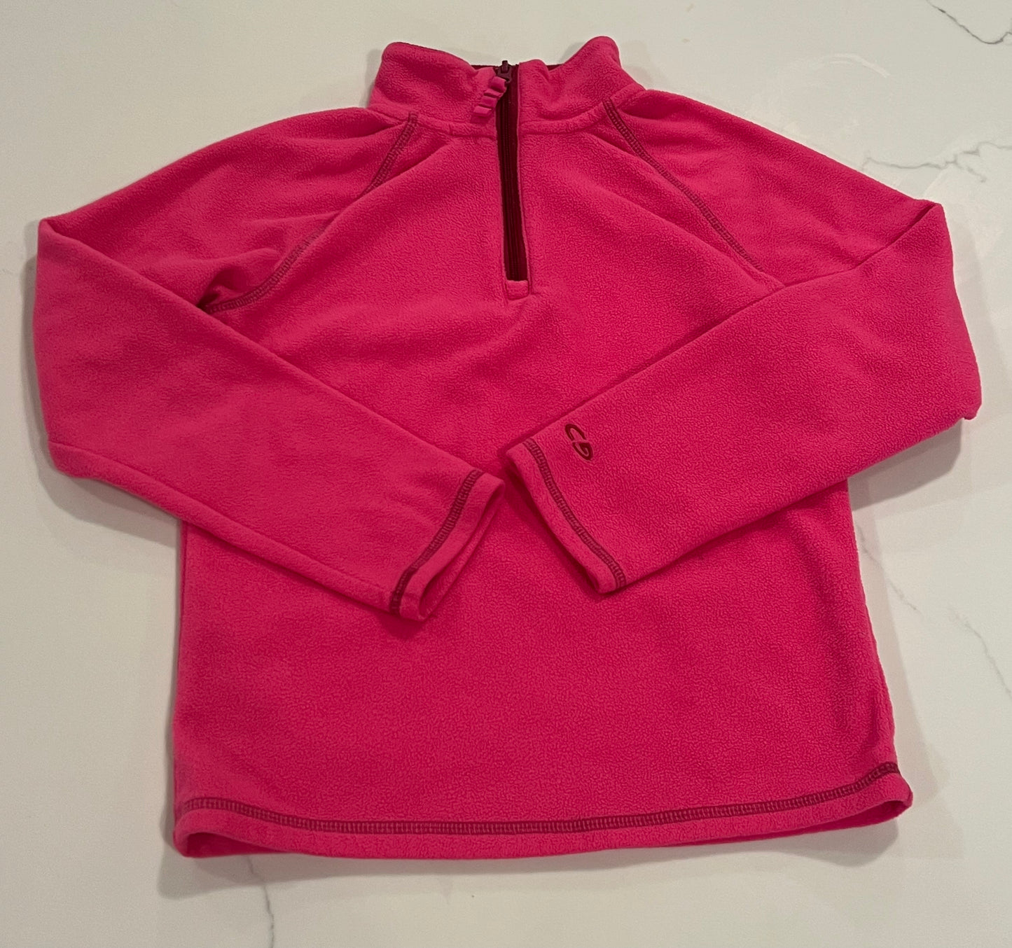 Champion Pink Long Sleeve Fleece 1/4 zip - Girls M