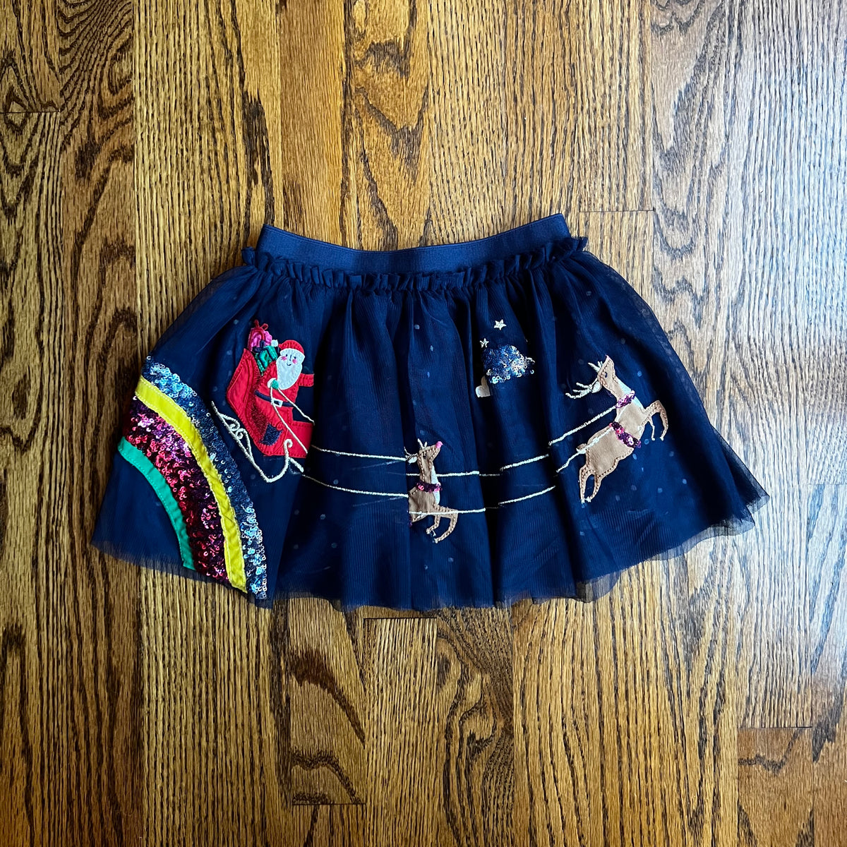 Seller #115 - Boden Girls 3-4Y Navy Blue Tulle Christmas Skirt, VGUC