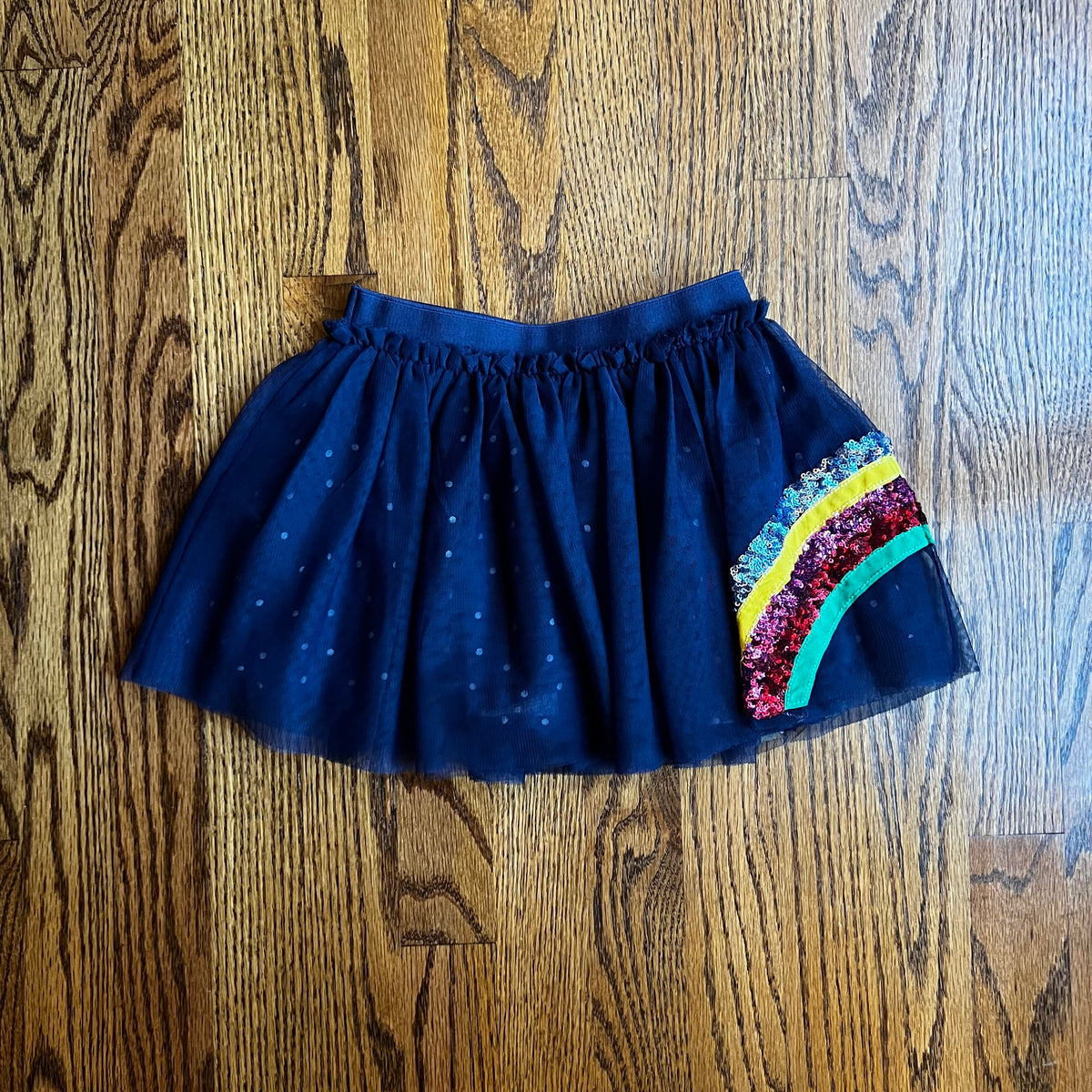 Seller #115 - Boden Girls 3-4Y Navy Blue Tulle Christmas Skirt, VGUC