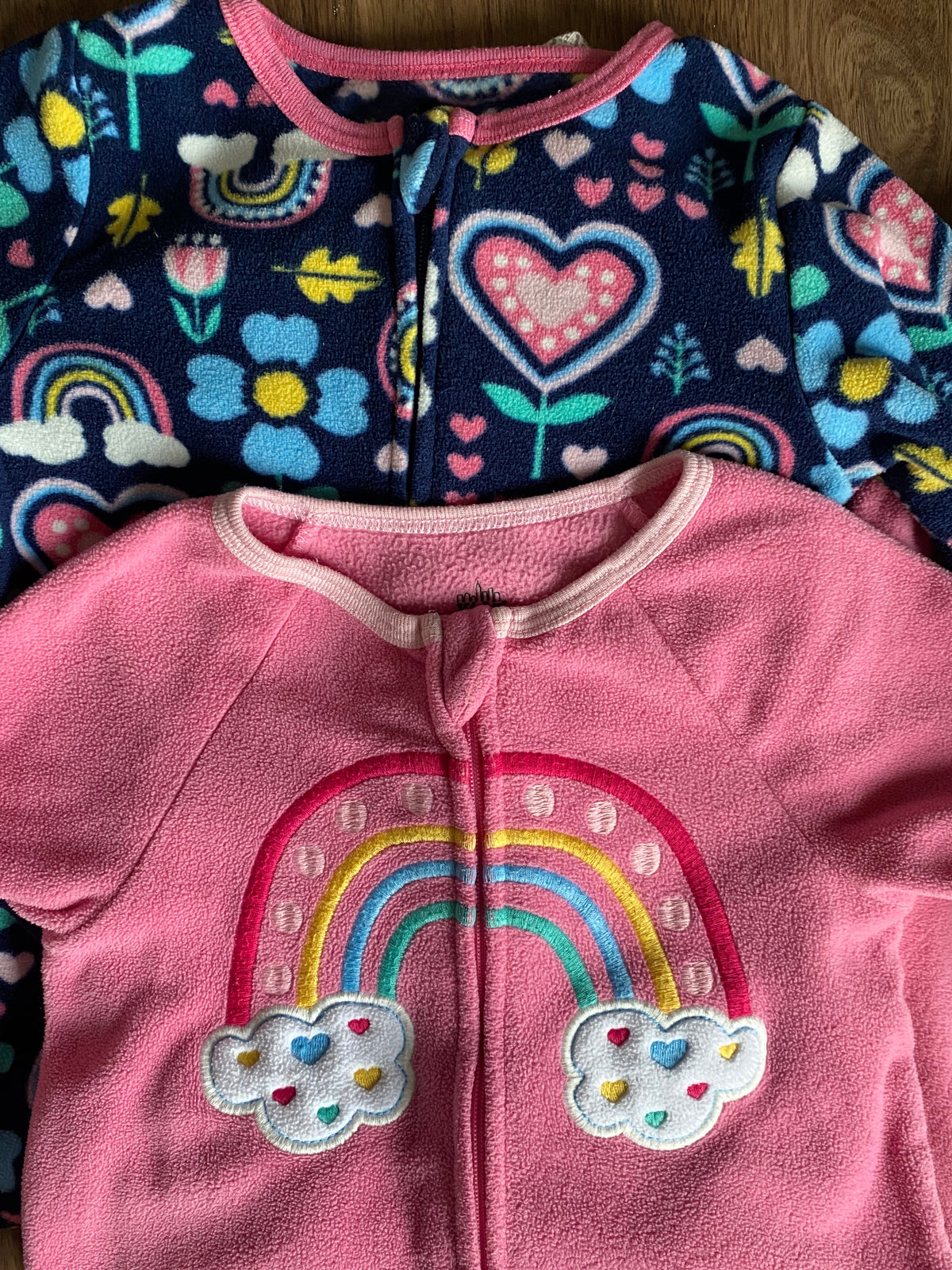 Seller 59 girls 2T  fleece sleeper pajamas