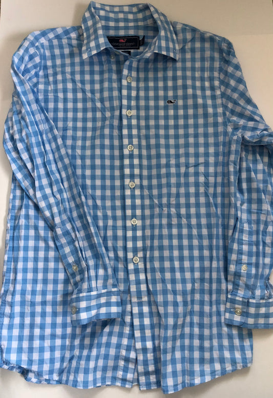 *Reduced* Y Large(16) vineyard Vines Button Down Collared Dress Shirt- boy