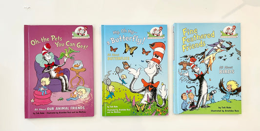 Dr Seuss bugs and pets books set of 3