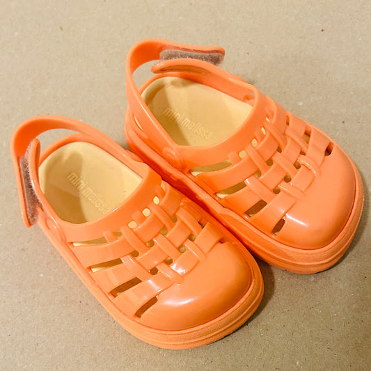 #15 Mini Melissa 6c (fits like 5c) Orange Shoes