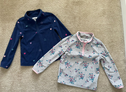 Seller 10- Girls Osh Gosh size 5T pullover fleeces