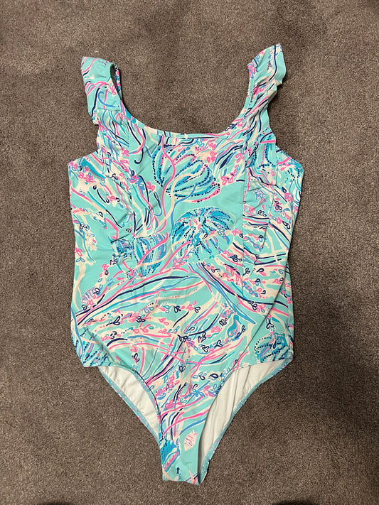 Lilly Pulitzer Girls Size 14 One Piece Bathing Suit